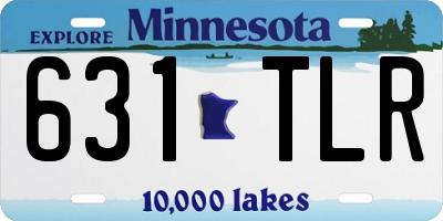 MN license plate 631TLR