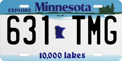 MN license plate 631TMG
