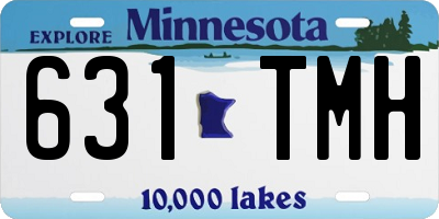 MN license plate 631TMH