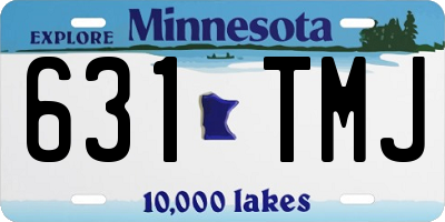 MN license plate 631TMJ