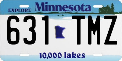 MN license plate 631TMZ