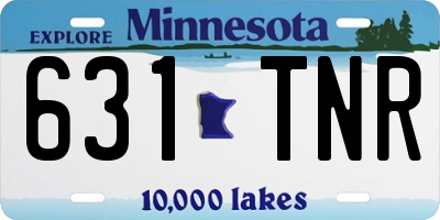 MN license plate 631TNR