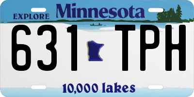 MN license plate 631TPH