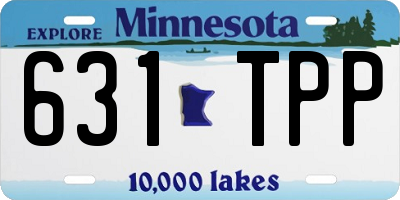 MN license plate 631TPP