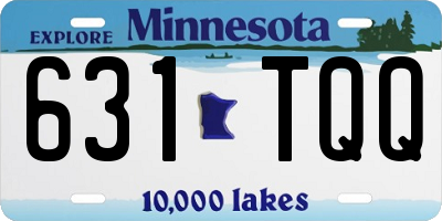 MN license plate 631TQQ