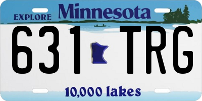 MN license plate 631TRG