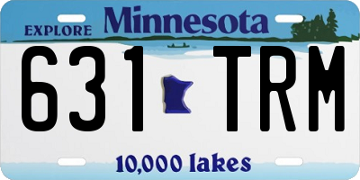 MN license plate 631TRM