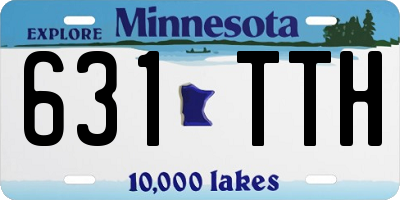 MN license plate 631TTH