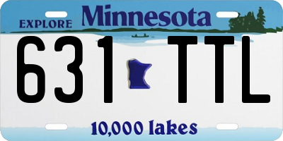 MN license plate 631TTL