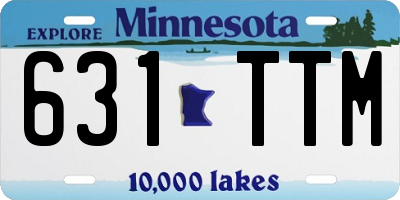 MN license plate 631TTM