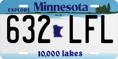 MN license plate 632LFL