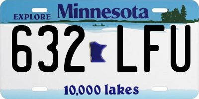 MN license plate 632LFU