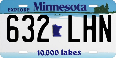 MN license plate 632LHN
