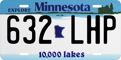 MN license plate 632LHP