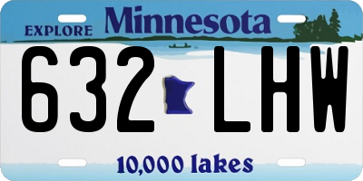 MN license plate 632LHW