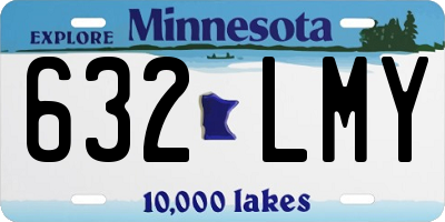 MN license plate 632LMY