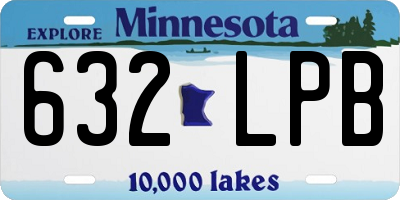 MN license plate 632LPB