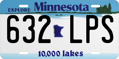 MN license plate 632LPS