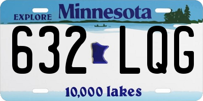 MN license plate 632LQG