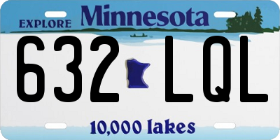 MN license plate 632LQL