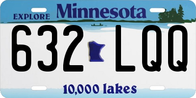 MN license plate 632LQQ