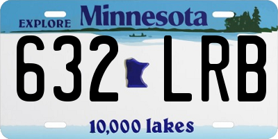 MN license plate 632LRB