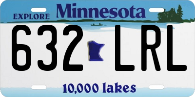 MN license plate 632LRL