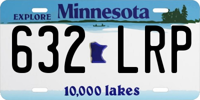 MN license plate 632LRP