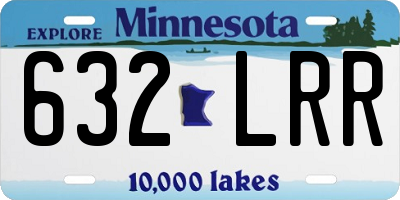 MN license plate 632LRR