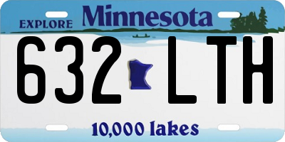 MN license plate 632LTH