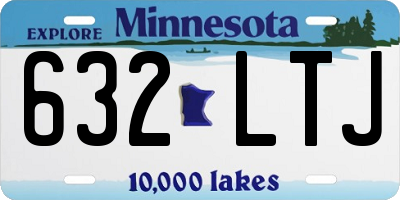 MN license plate 632LTJ