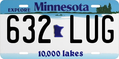 MN license plate 632LUG