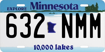MN license plate 632NMM