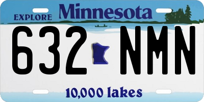 MN license plate 632NMN