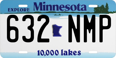 MN license plate 632NMP