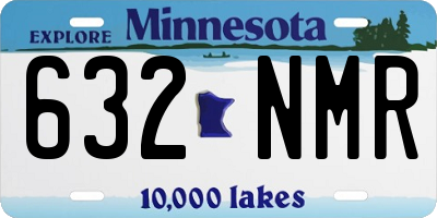 MN license plate 632NMR