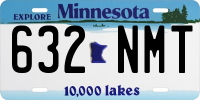 MN license plate 632NMT