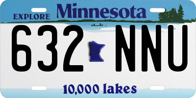 MN license plate 632NNU