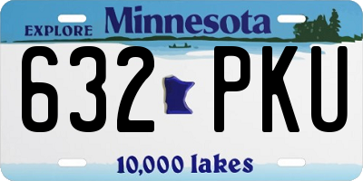 MN license plate 632PKU