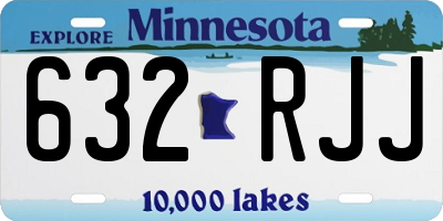 MN license plate 632RJJ