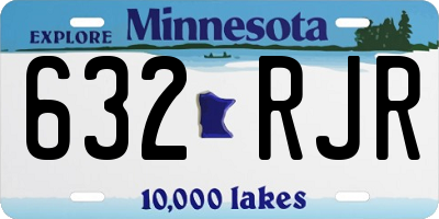 MN license plate 632RJR