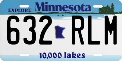 MN license plate 632RLM