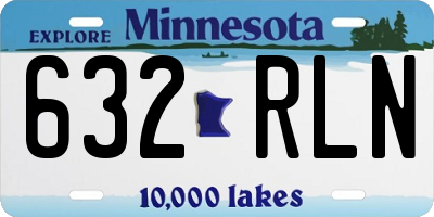 MN license plate 632RLN