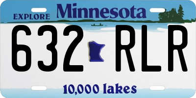 MN license plate 632RLR