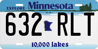MN license plate 632RLT