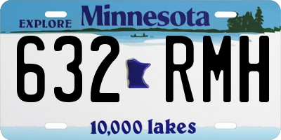 MN license plate 632RMH