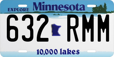 MN license plate 632RMM