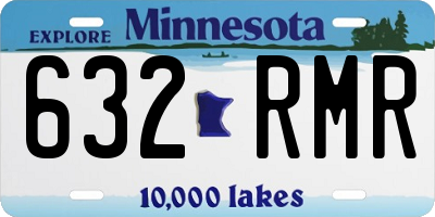 MN license plate 632RMR
