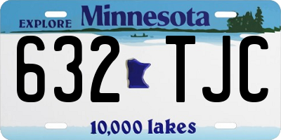 MN license plate 632TJC