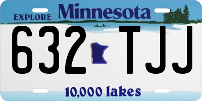 MN license plate 632TJJ